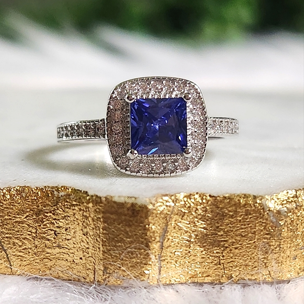 NWT Ryze Twilight Cubic Zirconia .925 Sterling Silver Ring - Size 8.75